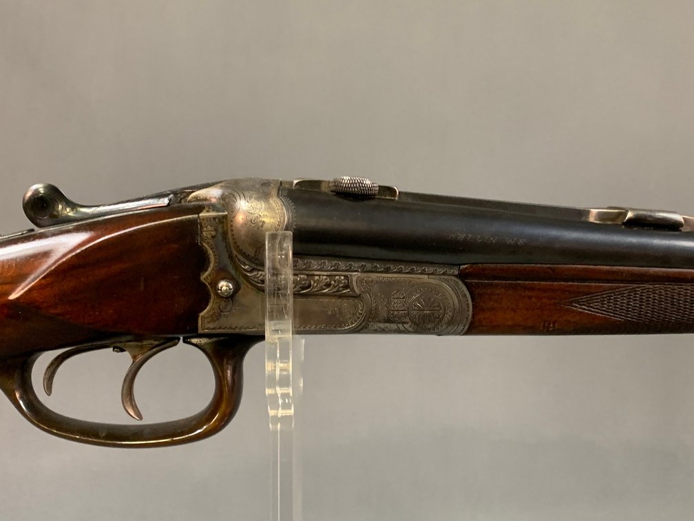 [295]  Scherell 8x57R Double Rifle, Anson & Deeley Boxlock, Greener Bolt   | SN:25053
