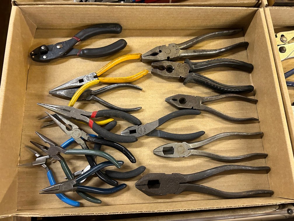 Needle Nose, Lineman's Pliers
