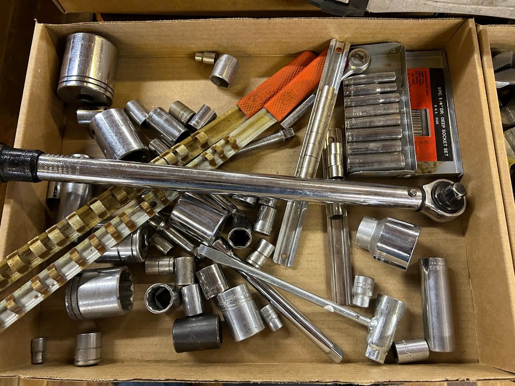 Socket Wrenches, 1/2 Torque Wrench, Cobalt Socket Set (Partial)