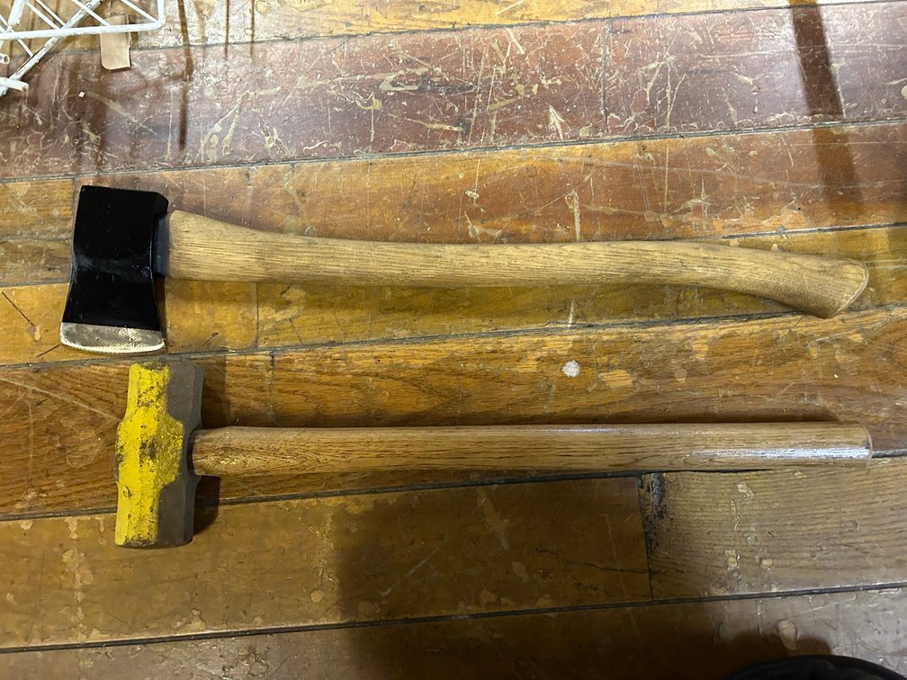 Sledge hammer, Axe