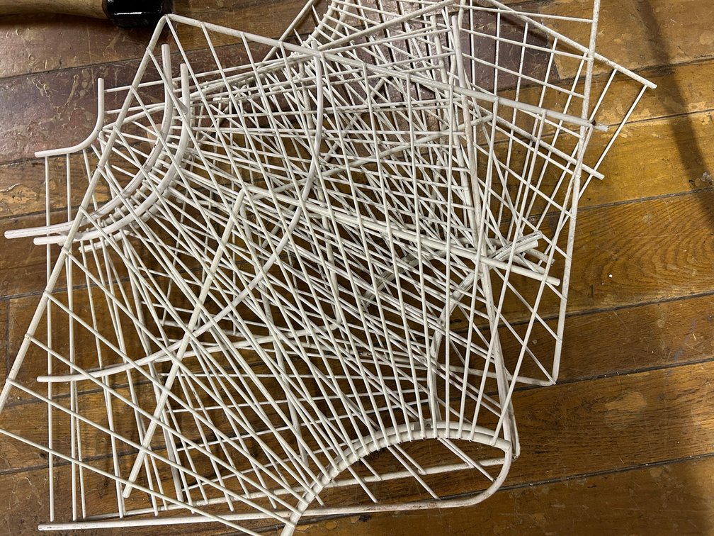 Wire Corner shelving