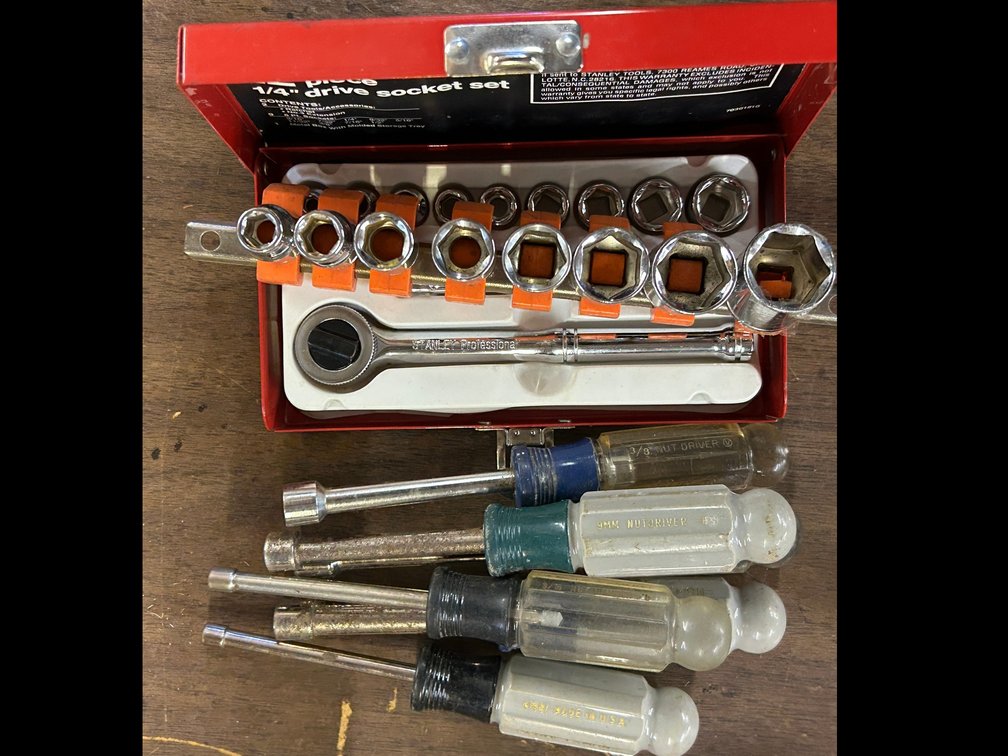 Stanley Socket Set, Cobalt Sockets, Craftsman Nut Drivers