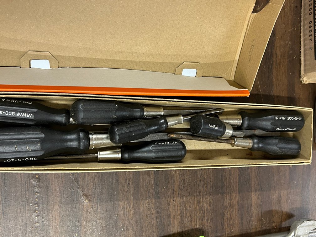 Set of Larrge Irwin Screwdrivers