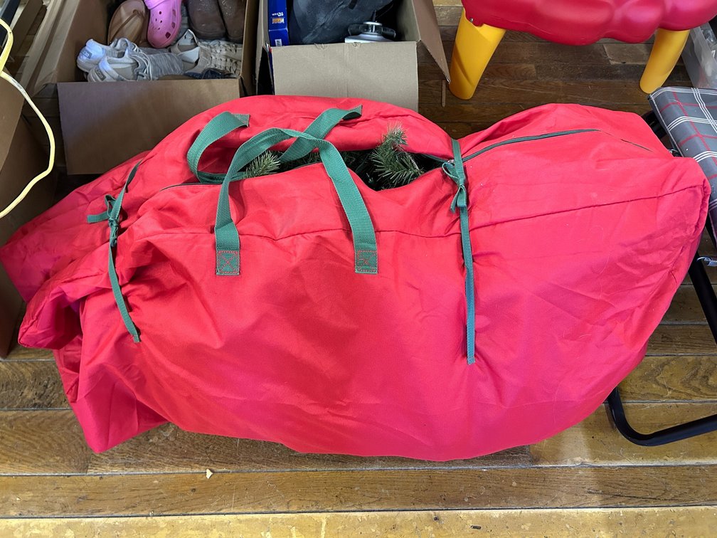 Unknown Size Christmas Tree in a Bag
