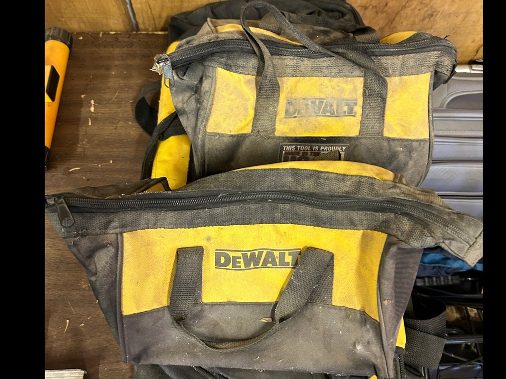 Used Dewalt tool Bags