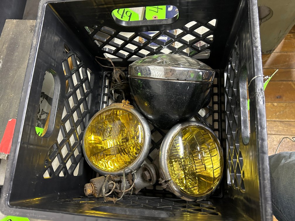Vintage Automotive Headlights & Auxiliary Driving Lights