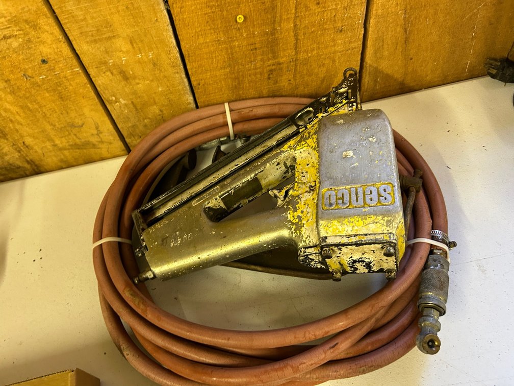 Senco nailer, C Clamp, Air Hose