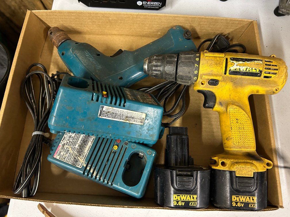 Makita and DeWalt  Battery Drills