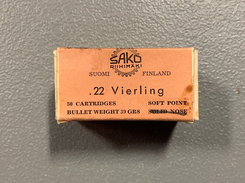 [2032]  Ammo Lot: .22 Vierling