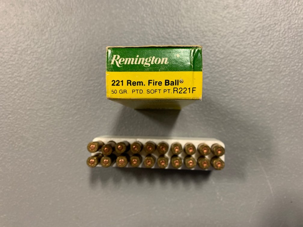 [2113]  Ammo Lot: .221 Rem Fireball