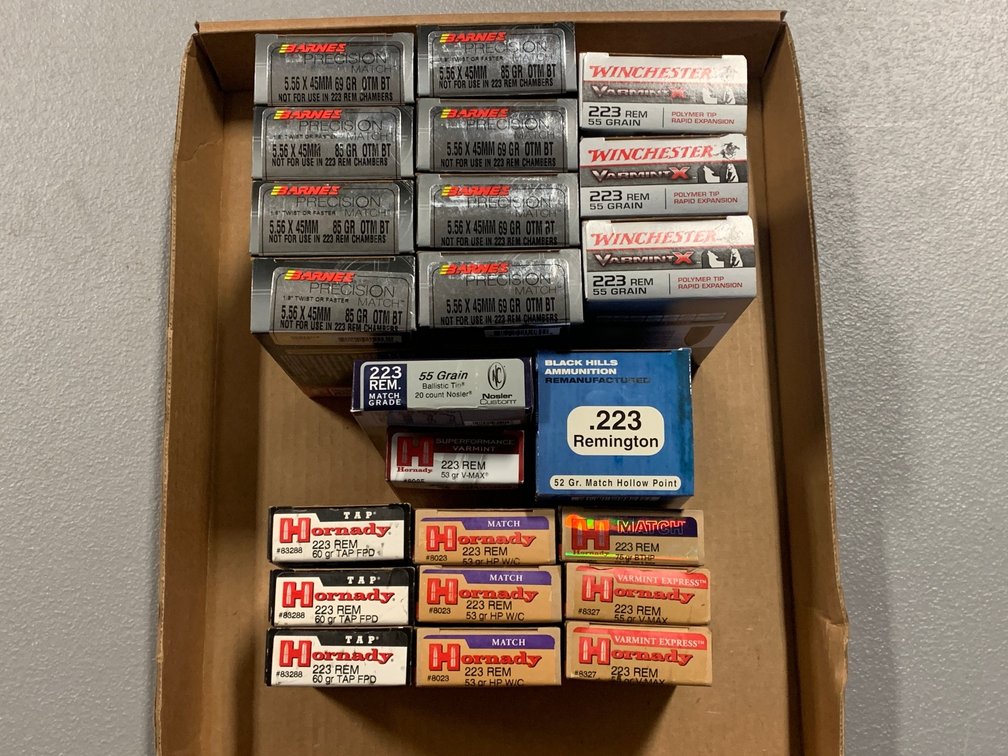 [2120]  Ammo Lot: .223 Rem/5.56