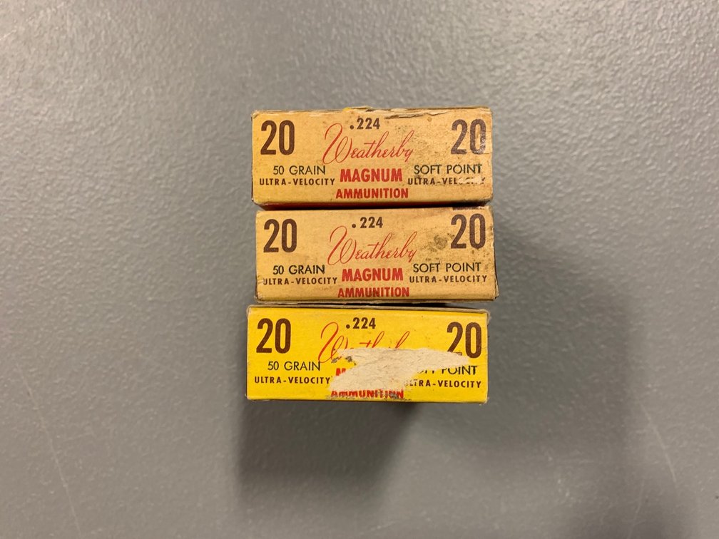 [2122]  Ammo Lot: .224 Wby Mag