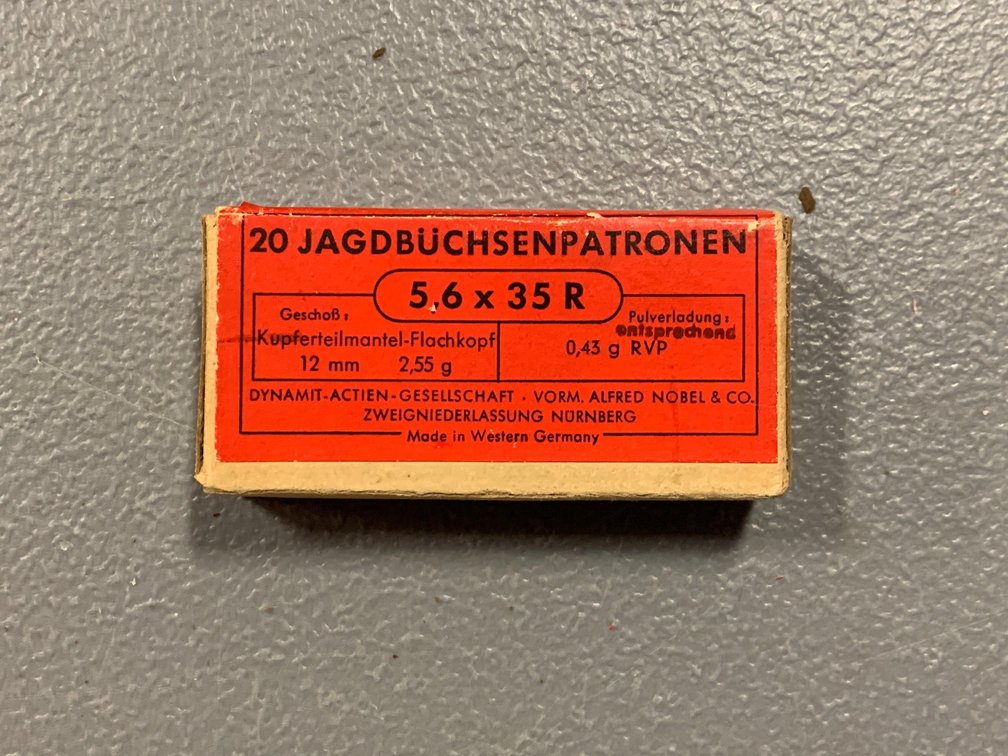 [2172]  Ammo Lot: 5,6x35R