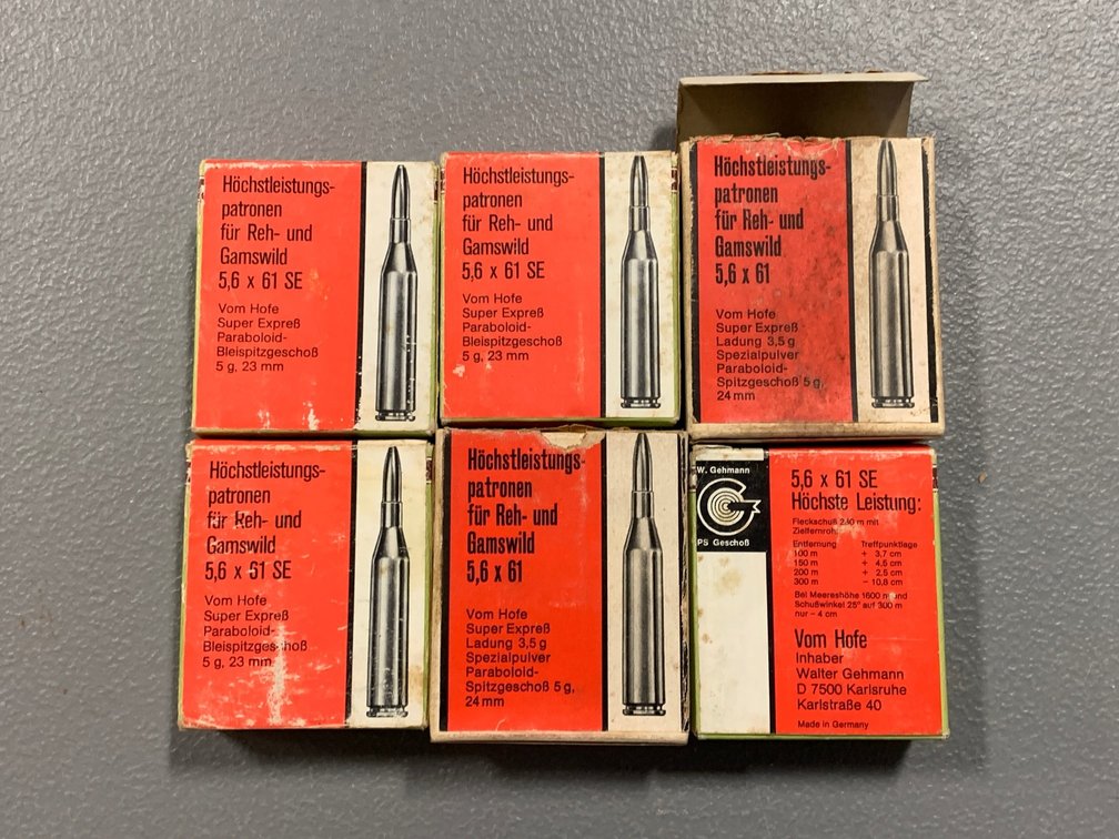 [2175]  ammo Lot: 5,6x61mm