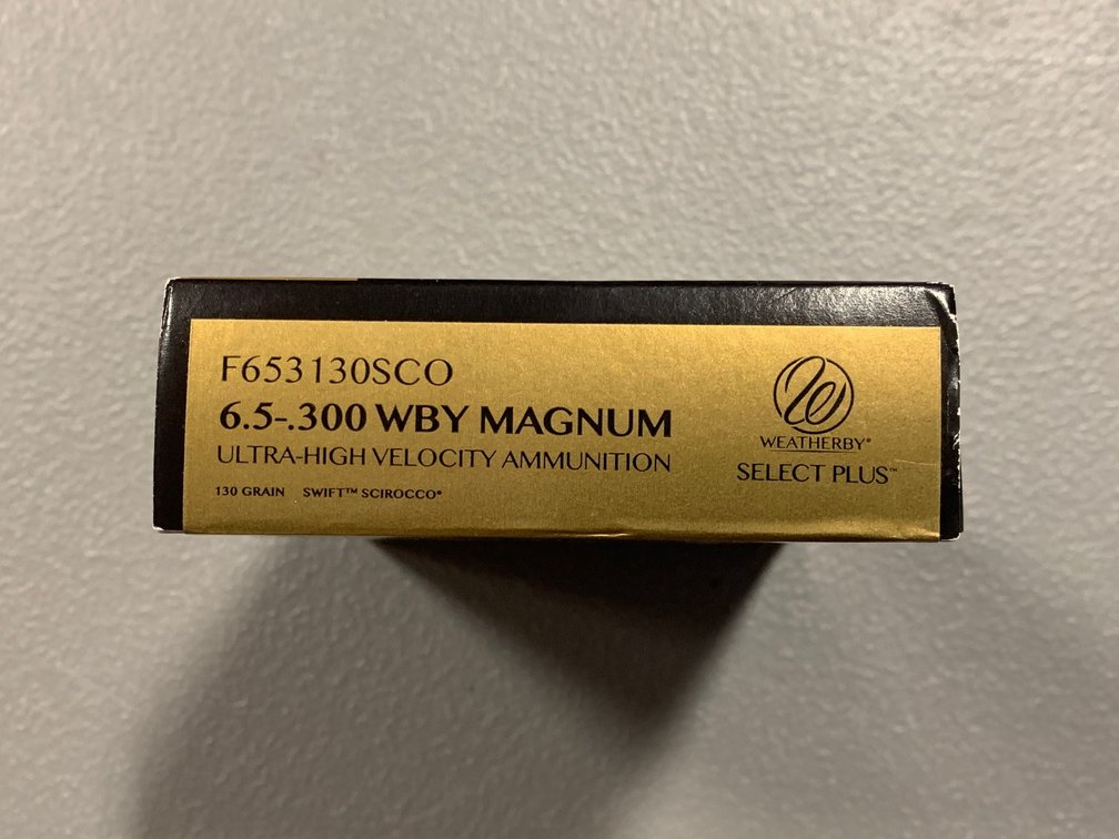 [2178]  Ammo Lot: 6.5-.300 Wby Mag