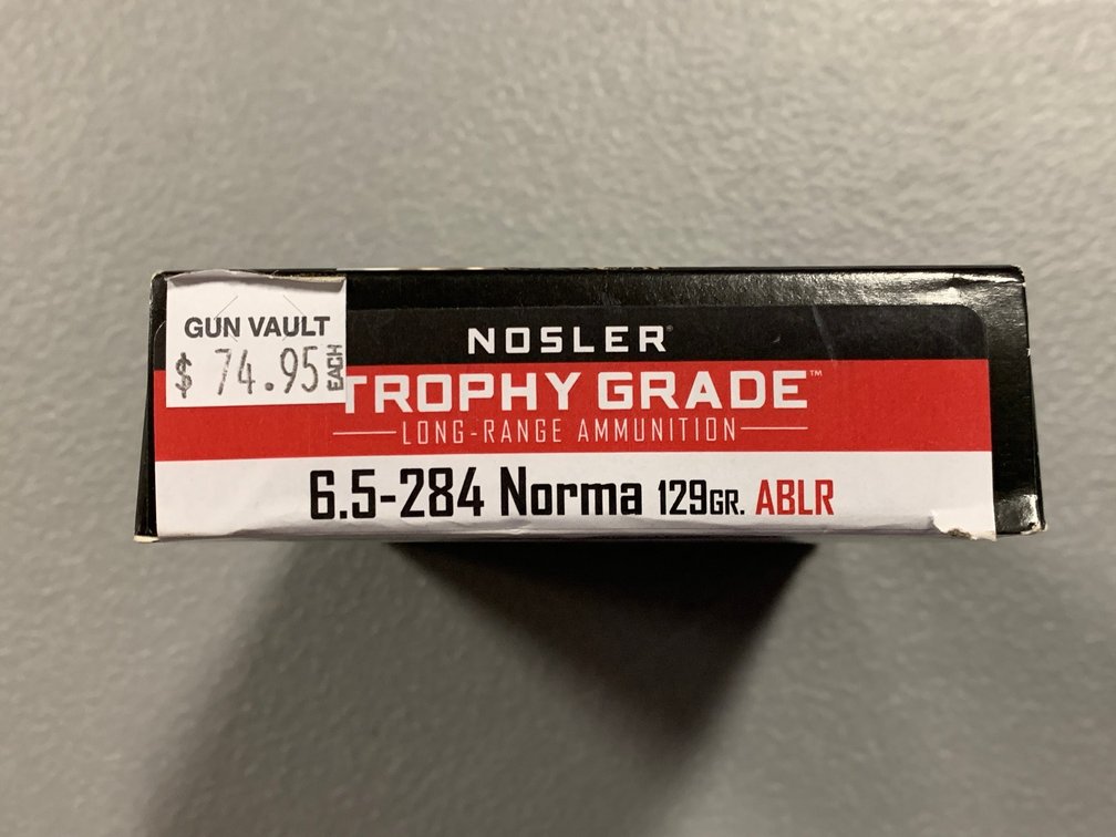 [2179]  Ammo Lot: 6.5-284 Norma