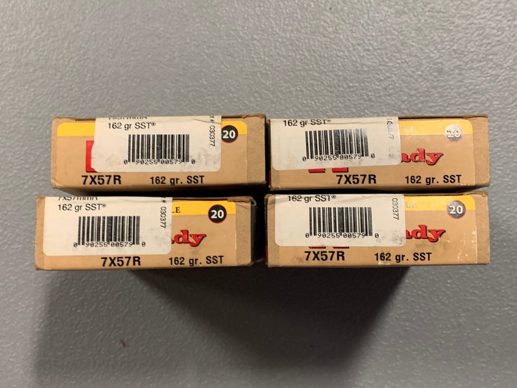 [2188]  Ammo Lot: 7x57R