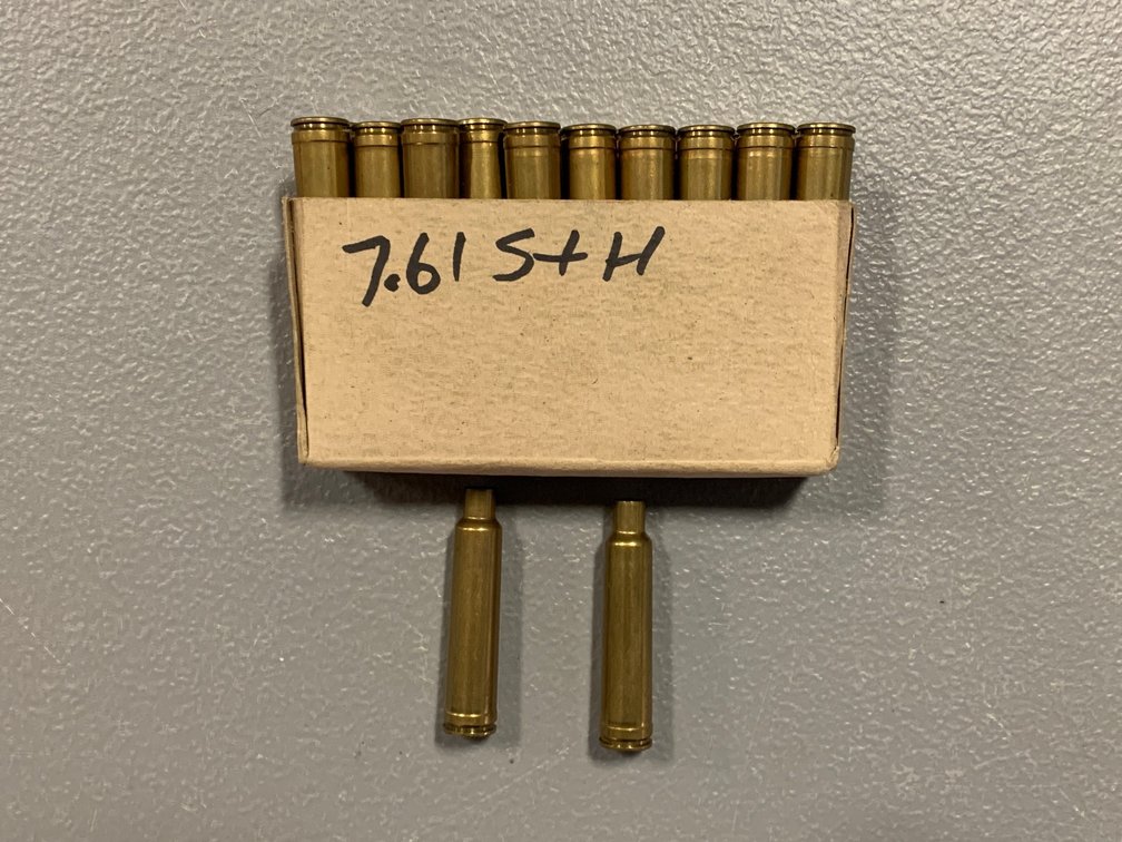 [2190]  Ammo Lot: 7x61 S&H