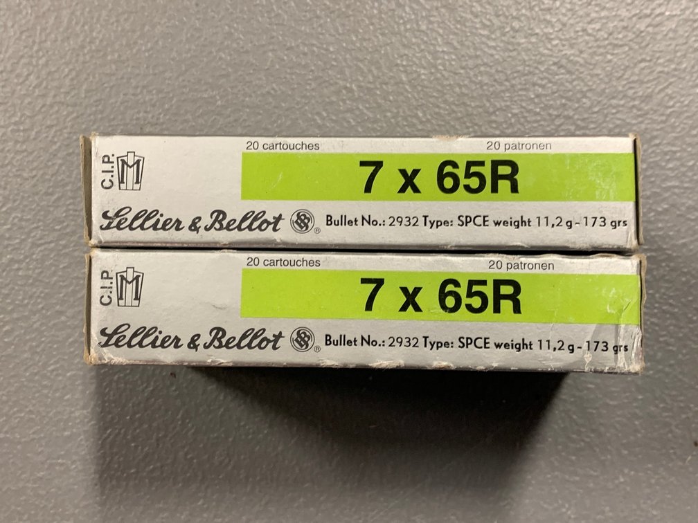 [2192]  Ammo Lot: 7x65R