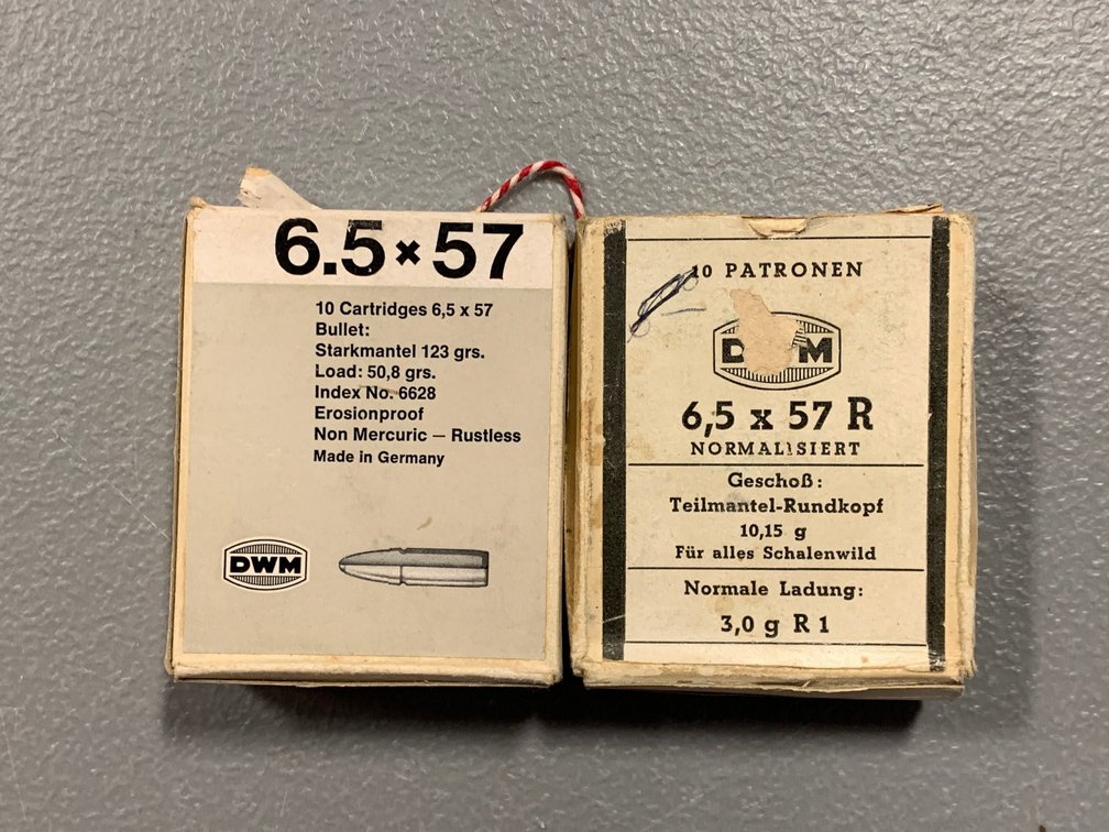 [2182]  Ammo Lot: 6,5x57R