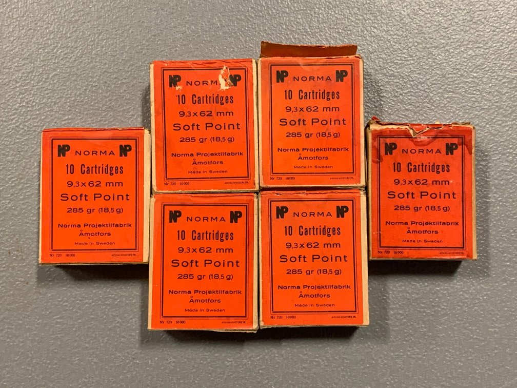 [2230]  Ammo Lot: 9,3x62mm