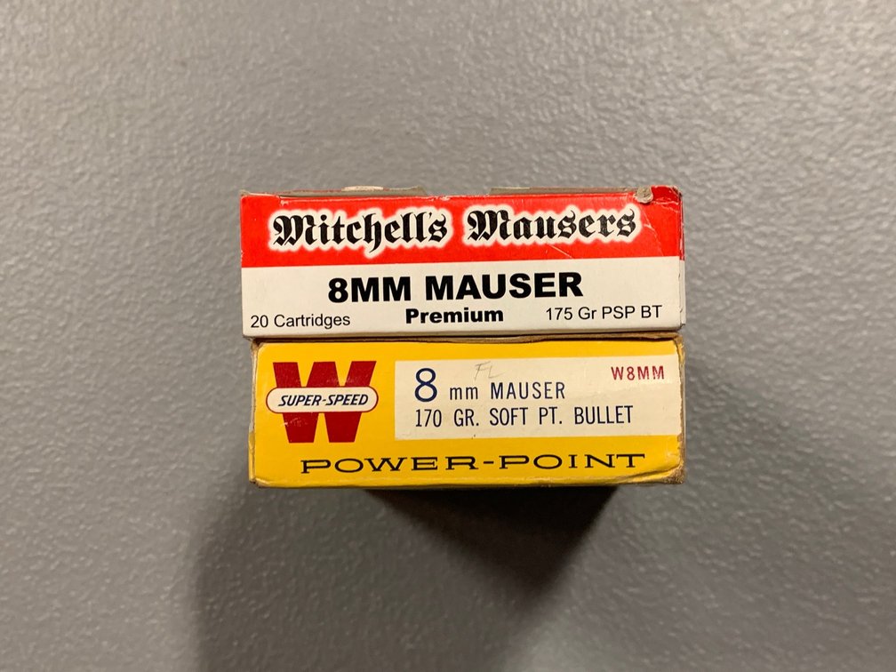 [2210]  Ammo Lot: 8mm Mauser