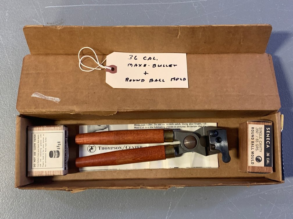 [2333]  Two Bullet Moulds, One Set of Handles