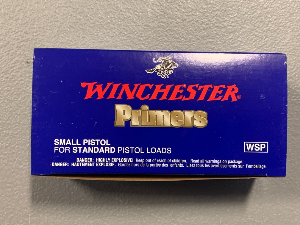 [2351]  Winchester Small Pistol Primers - 1000 pcs