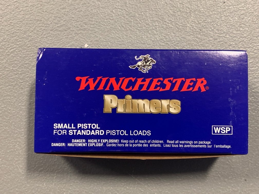[2352]  Winchester Small Pistol Primers - 1000 pcs