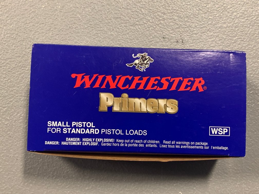 [2353]  Winchester Small Pistol Primers - 1000 pcs