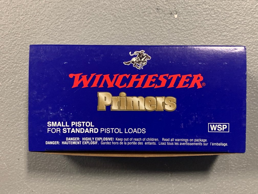 [2354]  Winchester Small Pistol Primers - 1000 pcs