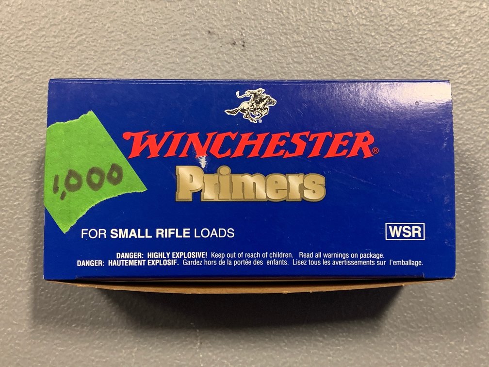 [2357]  Winchester Small Rifle Primers - 1000 pcs