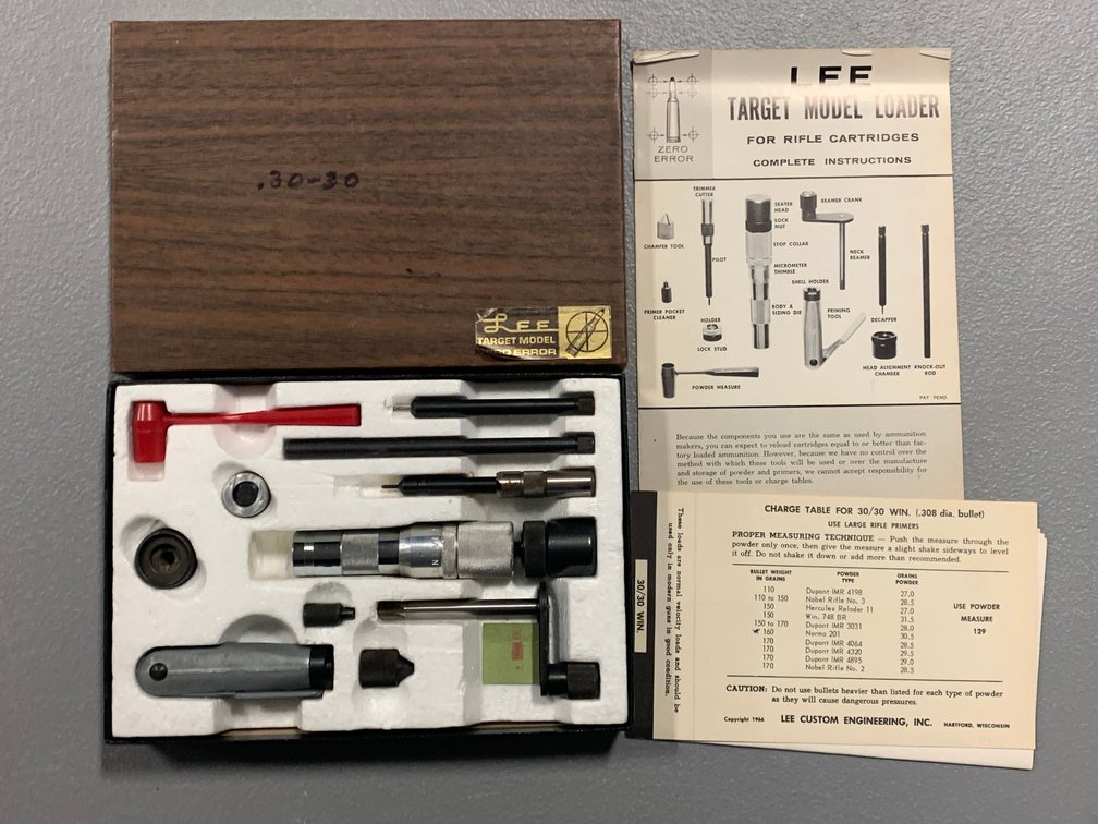 [2393]  Lee Loader Taget Model for .30-30n Win