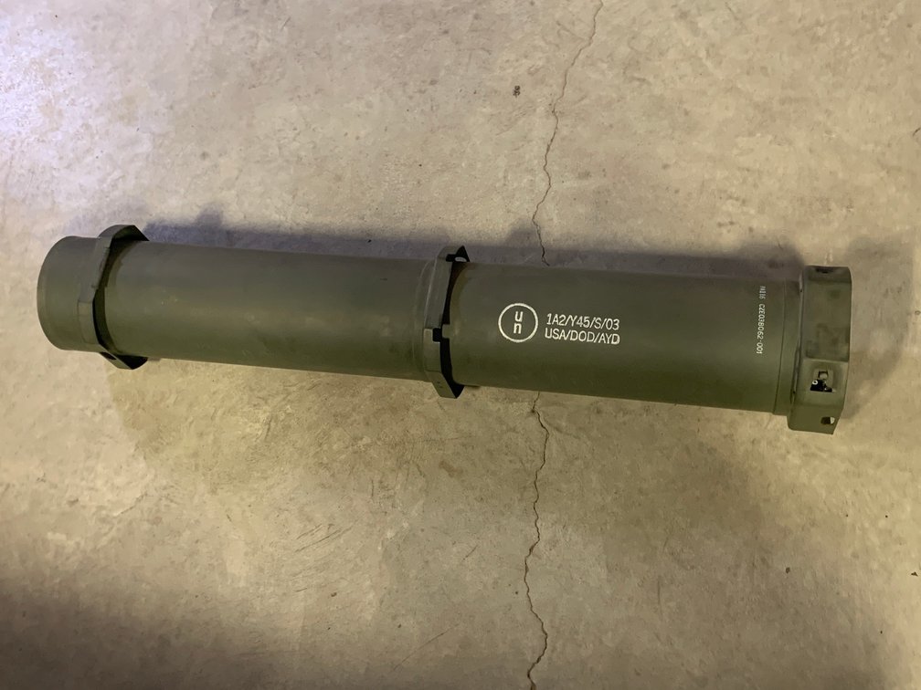 [2336]  Container for 120mm Projectile