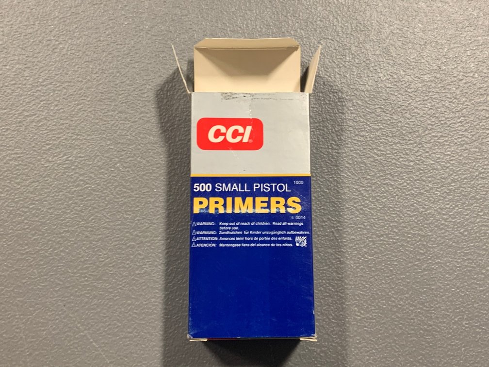 [2340]  CCI Small Pistol Primters - 900 pcs