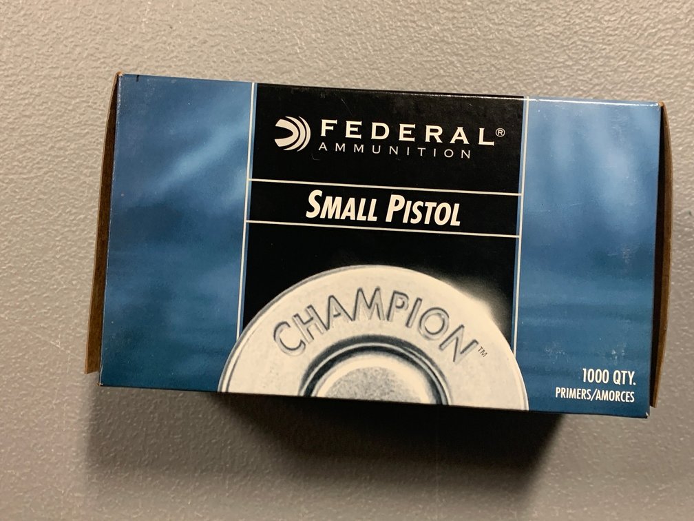 [2342]  Federal Small Pistol Primers - 1000pcs