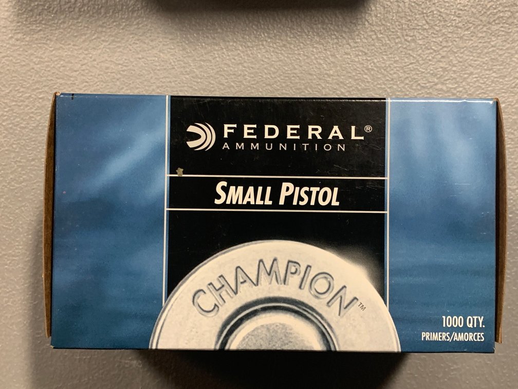 [2343]  Federal Small Pistol Primers - 1000pcs