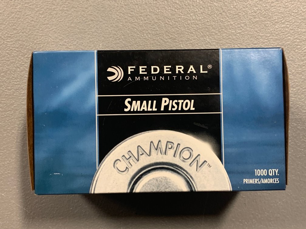 [2345]  Federal Small Pistol Primers - 1000pcs