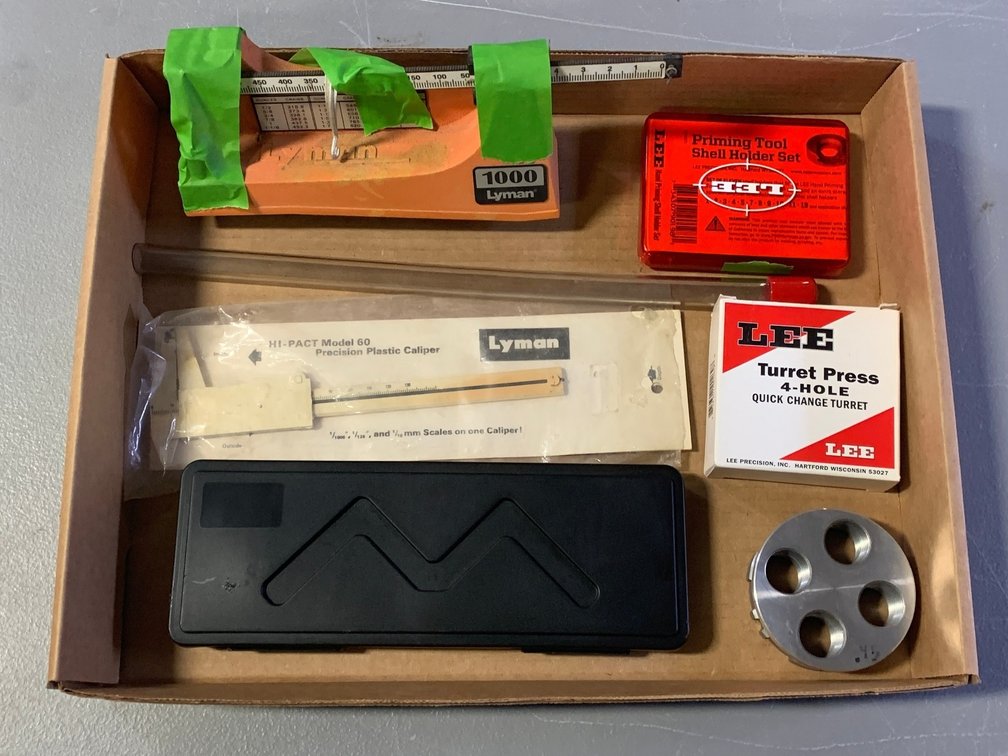 [2409]  Lyman Beam Scale, Digital Caliper, Lee Accessories, etc