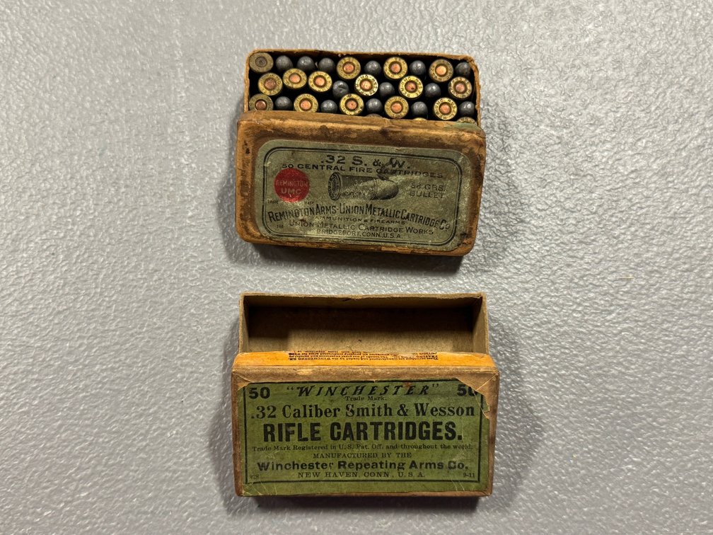 [2442]  Two Vintage Ammo Containers