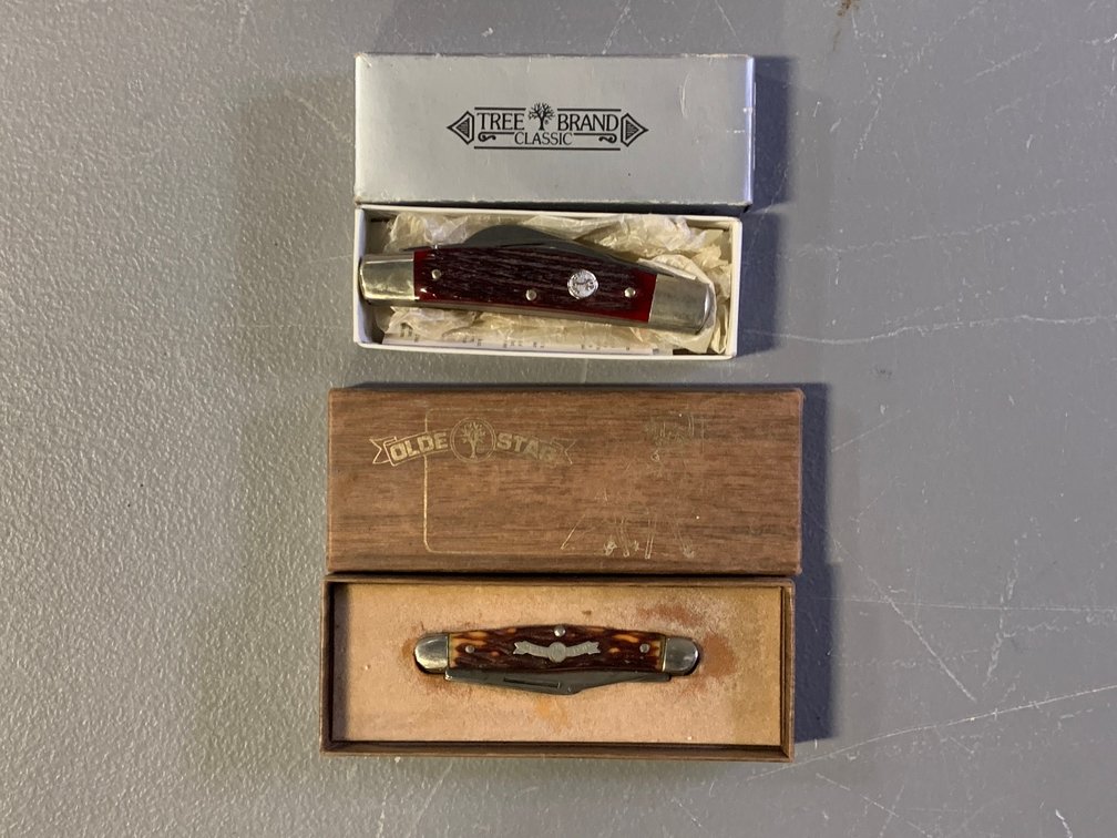 [3090]  Two Boker Folding Knives w/Boxes