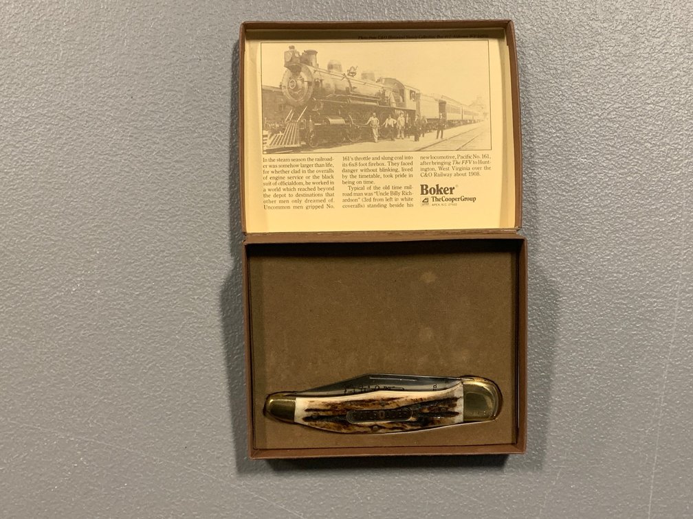 [3078]  Boker 1980 LE "The Railroader" with Box