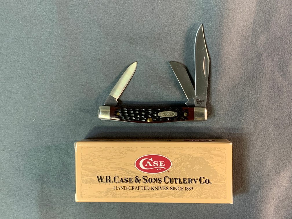 [3048]  Case 6344SS 3-Blade Pocket Knife with Box