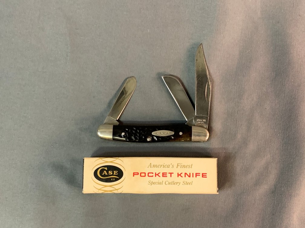[3050]  Case 6347HP 3-Blade Pocket Knife w/box