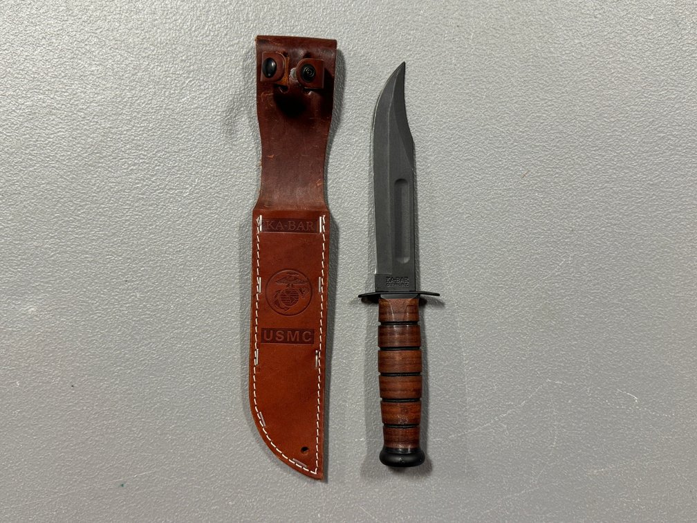 [3038]  KA-BAR USMC Tribune Knife w/Sheath