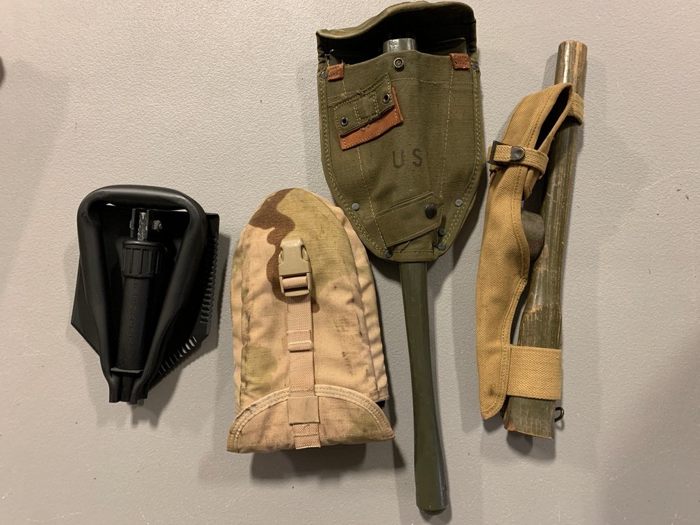 [3387]  Surplus Mattock and Three Entrenching Tools