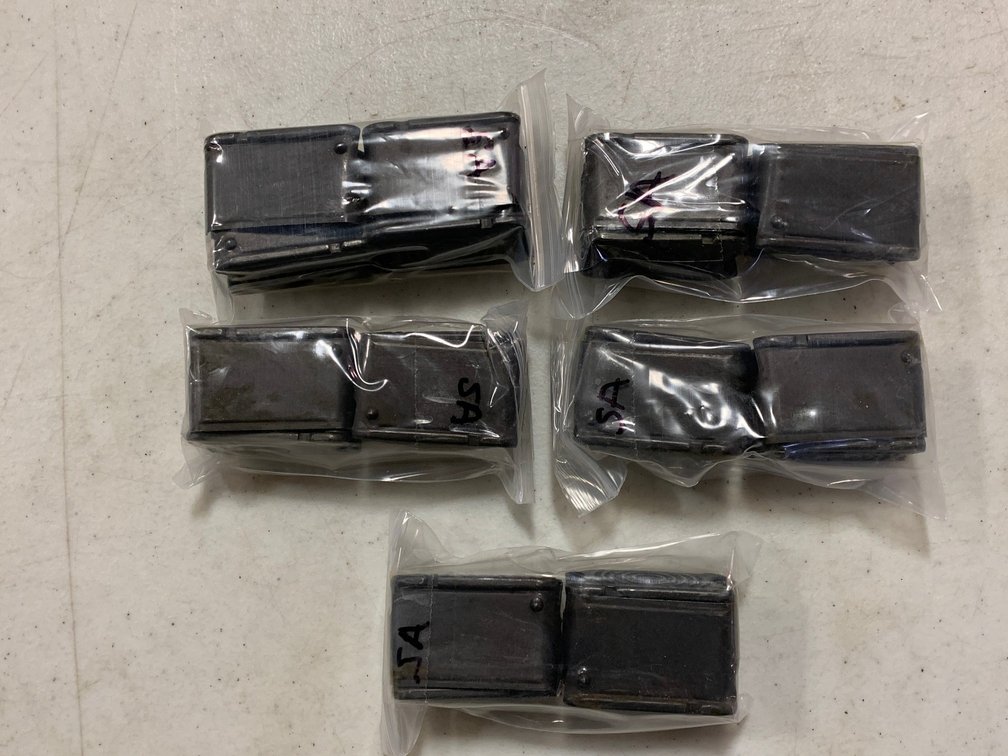 [3230]  Twenty Garand Enbloc Clips - Marked S.A.