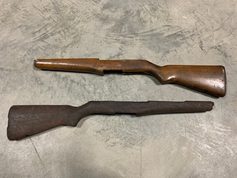 [3264]  Two Garand Stocks