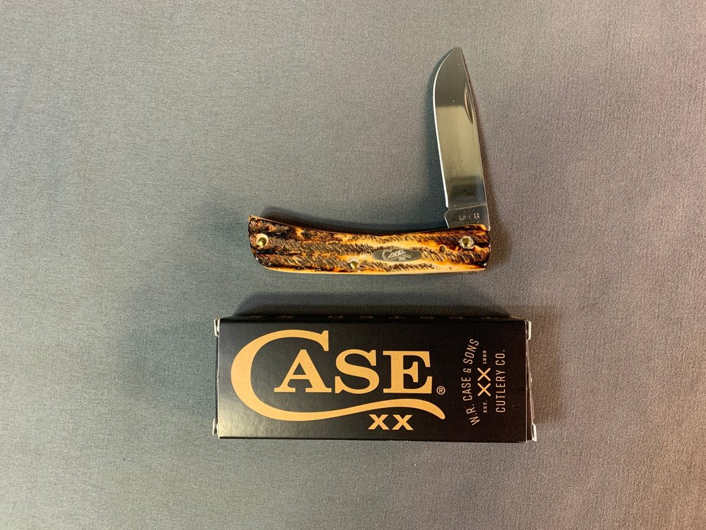[3070]  Case 6.5137 SS Sod Buster JR # w/Bone Stag Handle