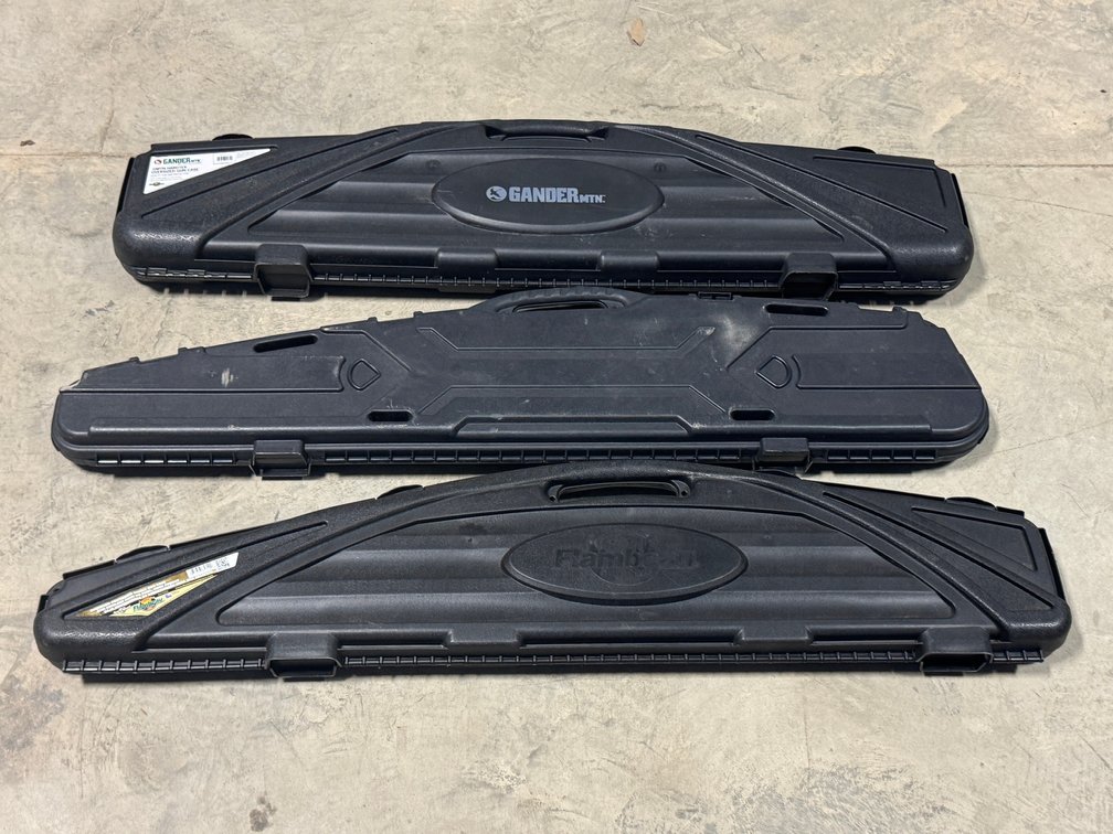 [3343]  Three Hard Side Long Gun Cases